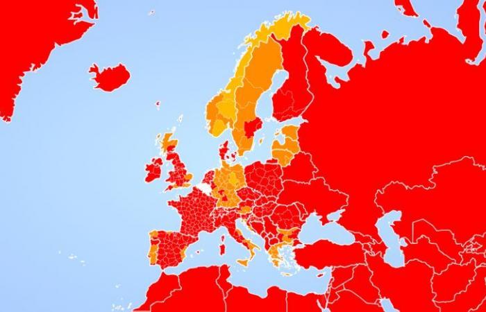 New travel advice: France will be completely red zone