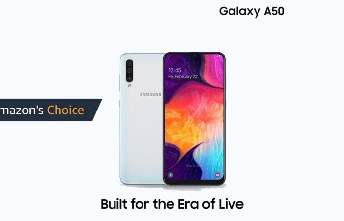 The Samsung Galaxy A50 smartphone becomes Amazon’s best choice