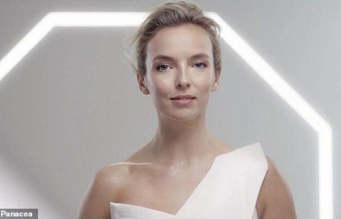 Jodie Comer wears jumpsuit for the Noble Panacea skin care campaign