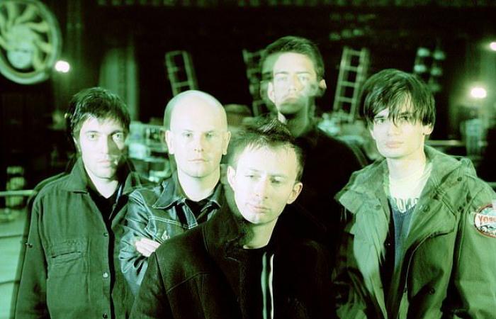 Radiohead’s Thom York and his wife Dajana Roncione make their red...