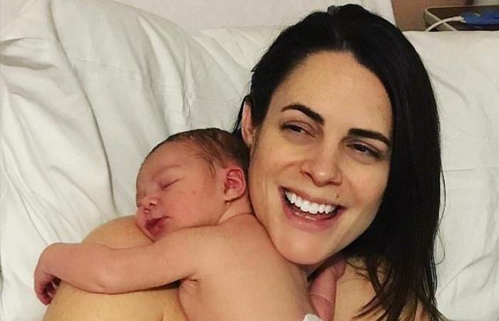The star of the Footballers’ Wives, Susie Amy gives birth to...