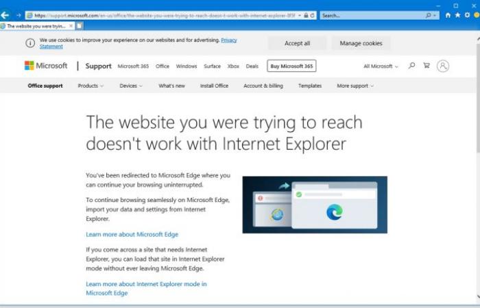 Microsoft will force open some websites in Edge instead of Internet...