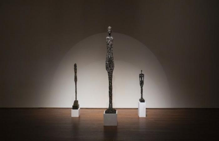 Rare Giacometti sculptures will be auctioned with a starting price of...