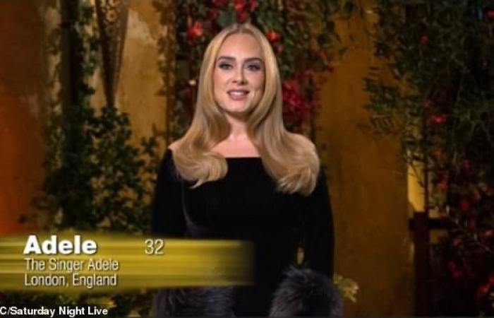 Adele is cracking jokes that she signed on to the next...