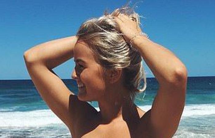 Bachelorette star Elly Miles shows off her sensational bikini body with...