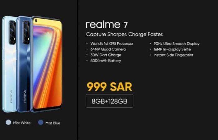 The launch of the “Realme 7” series in Saudi Arabia, the...