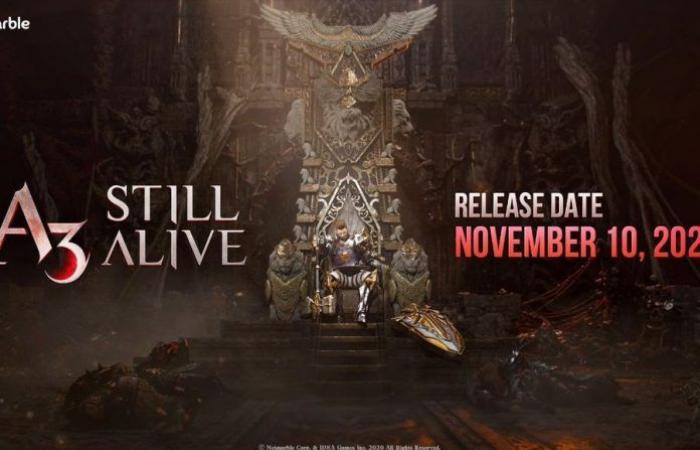 A3: Still Alive will arrive on November 10 to mobile devices
