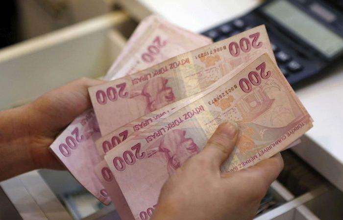 The Turkish lira fell to the bottom for the fifth day