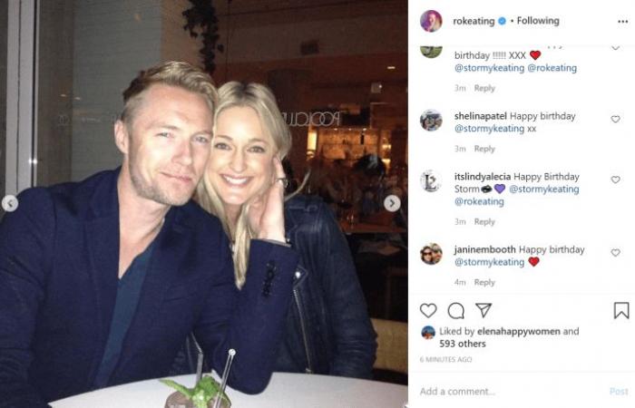 Boyzone star Ronan Keating calls Ms. Storm the “most incredible” person...