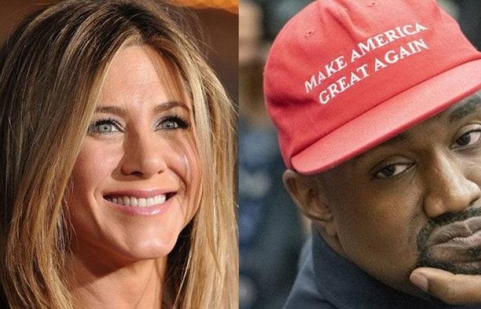 Kanye West hits Jennifer Aniston back on Twitter