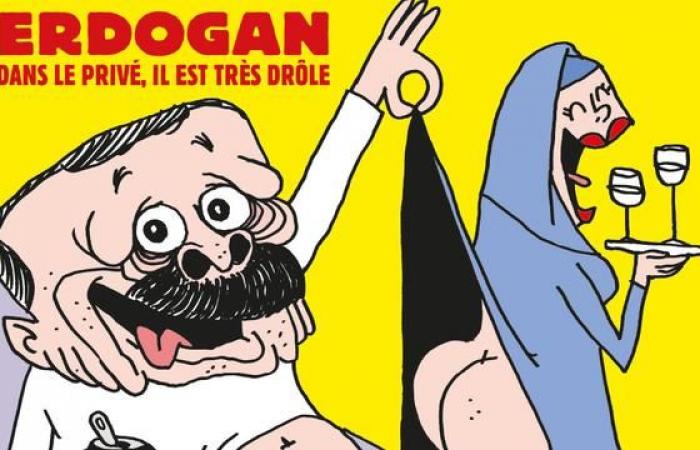 Caricature Erdogan on new cover Charlie Hebdo | NOW