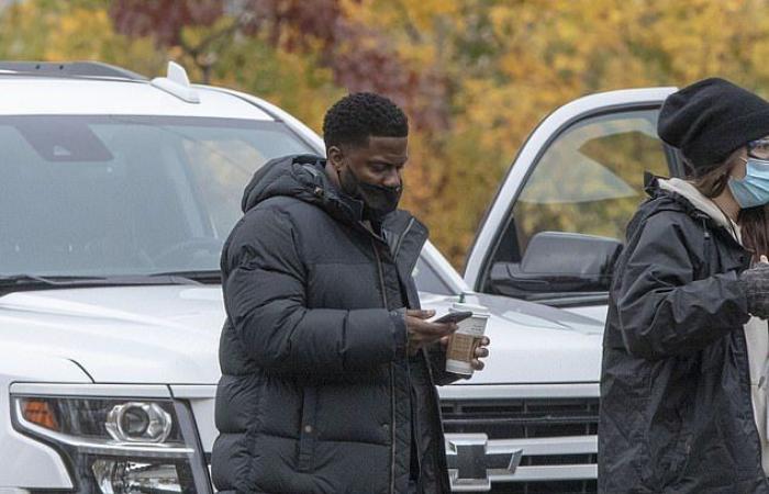 Kevin Hart and Woody Harrelson were spotted on the set of...