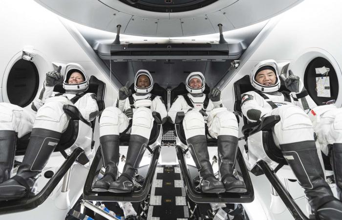 Crew Dragon’s first commercial flight to the Space Station will take...