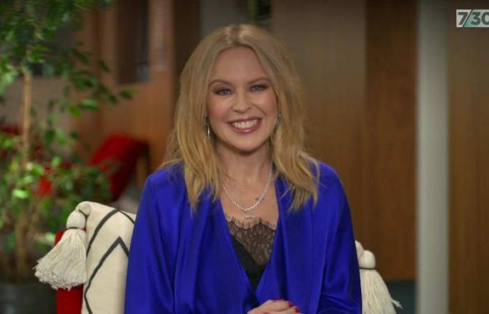 Kylie Minogue says she missed her family and recorded an album...