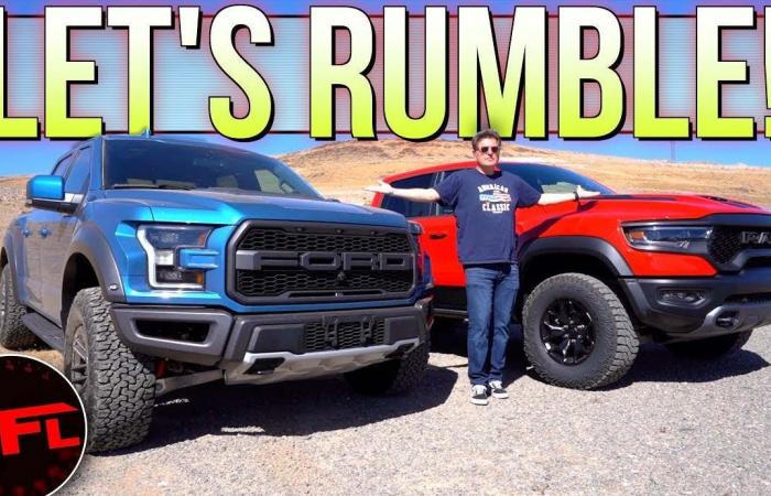 The Ram 1500 TRX leaves the Ford F-150 Raptor behind in...