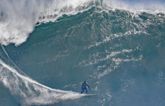 Daredevil surfers ride ‘mutated’ waves in Sligo