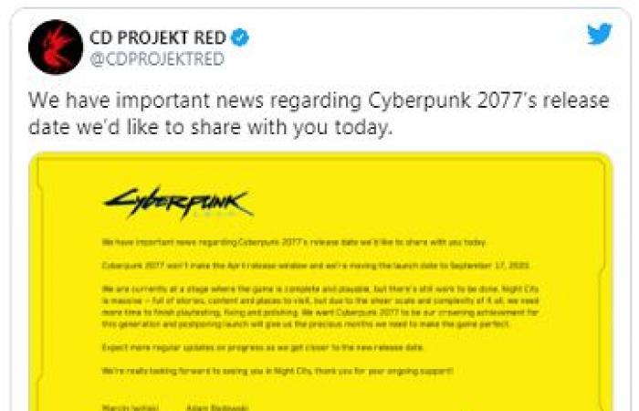 Cyberpunk 2077 video game developers call for fundamental human decay, after...