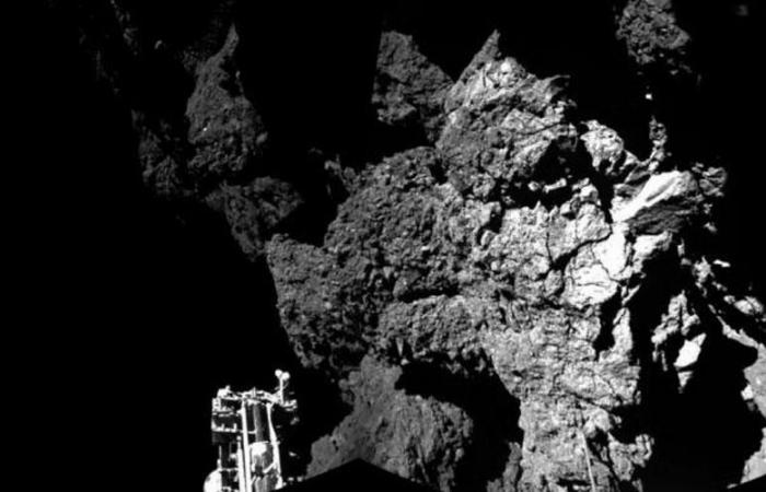 The surface of comet chori is softer than cappuccino foam.