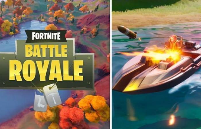 Fortnite Fish at Heart Lake, Boat from Fortilla to Authority and...