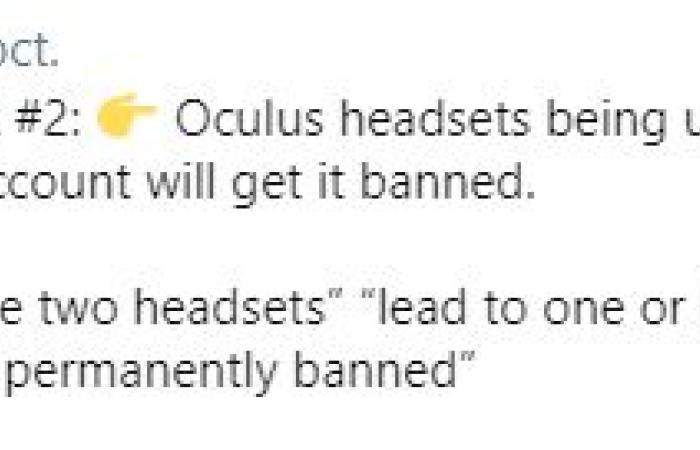Oculus owners have warned that if they leave Facebook, their purchases...