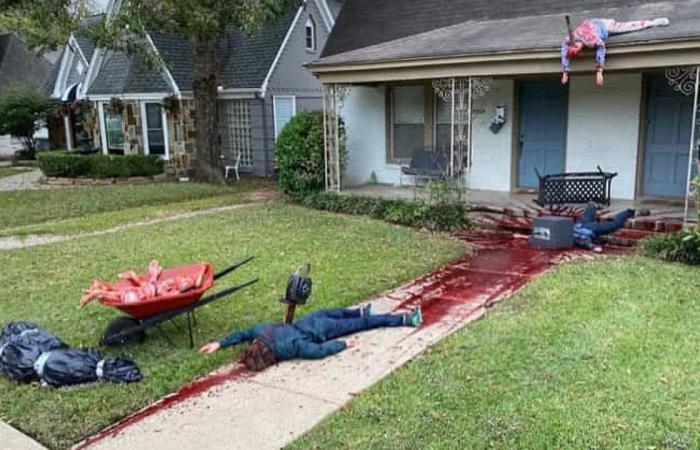 Halloween decoration is so real, police have been called to the...