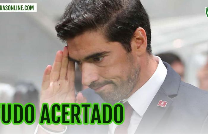 Palmeiras settles the fine and wages of Abel Ferreira
