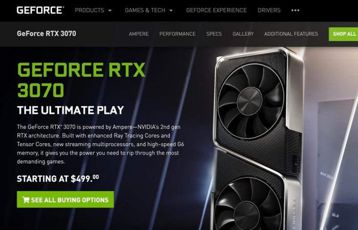 The launch of Nvidia’s RTX 3070 graphics card was another disappointment