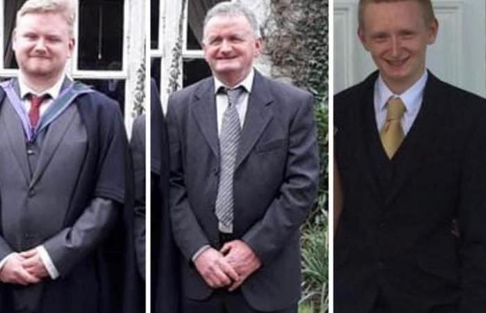 Mourners said at the funeral of Kanturk’s father and son: “There...