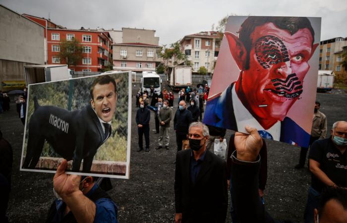 Large demonstrations against Macron in many countries