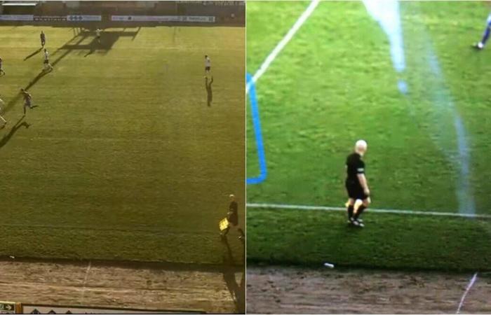 Observe: AI camera mistake referee bald head for ball, follows him...