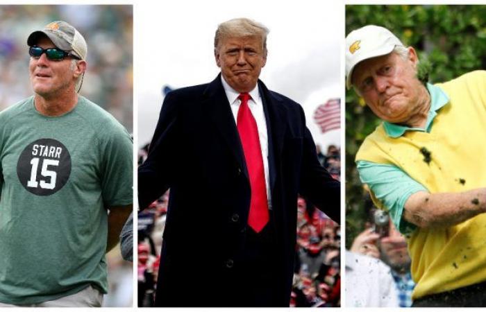 USA 2020 elections: Brett Favre and Jack Nicklaus cause a stir...