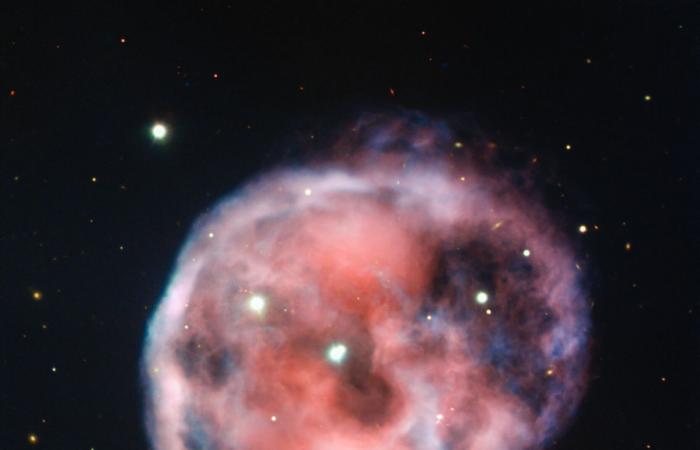 Eerie Skull Nebula shines brightly for Halloween