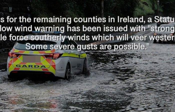 Ireland’s Weather Tomorrow: Met Eireann predicted another terrifying spell when a...