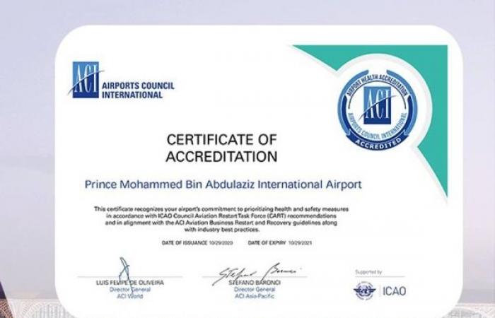 Madinah Airport’s high standard in upholding hygiene, health and safety recognized