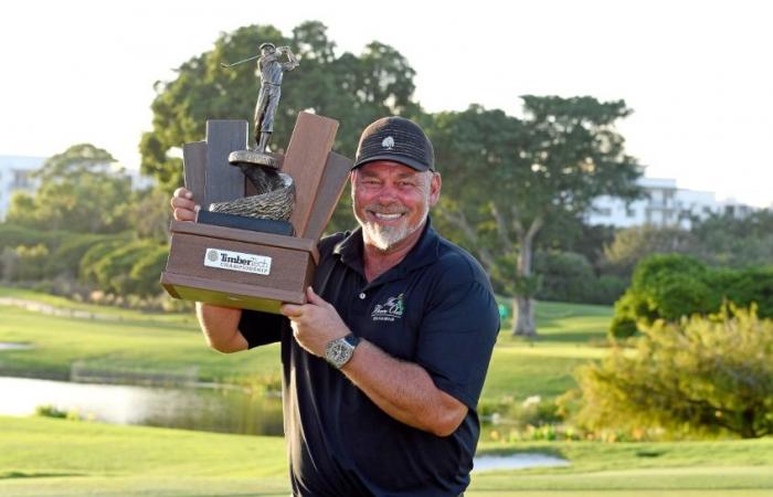 Darren Clarke wins the first PGA TOUR Champions title at the...