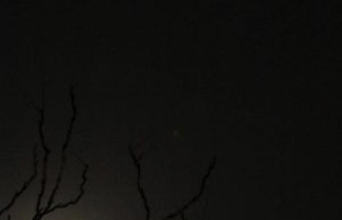 Owl in front of the moon, with Mars over | ...