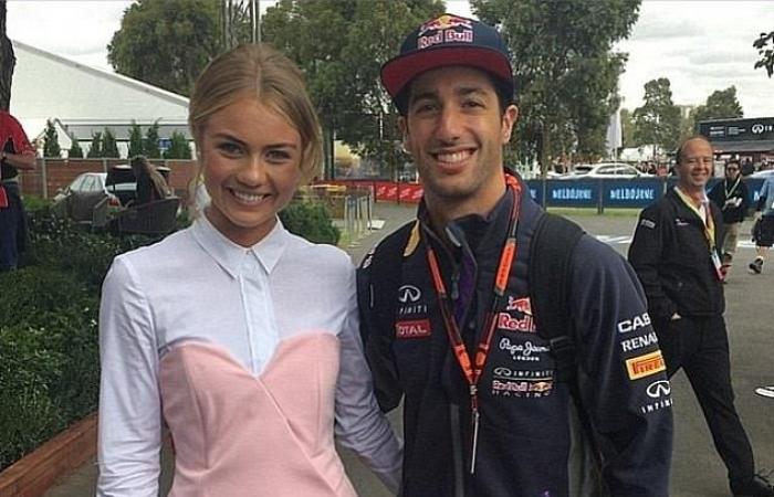 Lewis Hamilton from Formula 1 joins Daniel Ricciardo for a “shoe”,...