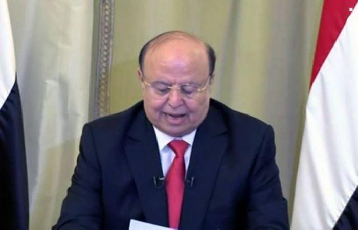 Hadi: Implementing Riyadh Agreement is in Yemen's Interest