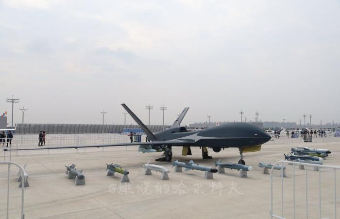 IMAGES: New Chinese drone Wing Loong-10 is presented at an air...