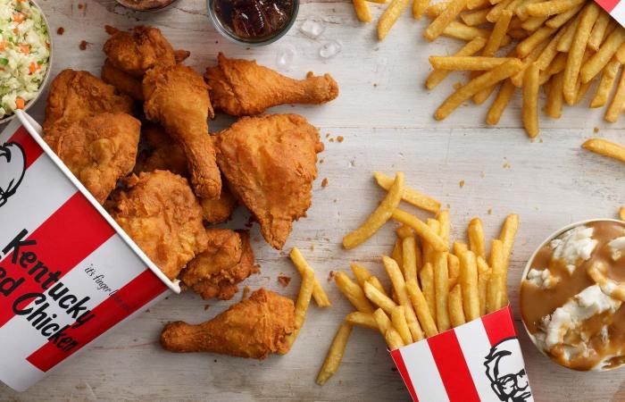 KFC is offering free delivery of its fried chicken for the...