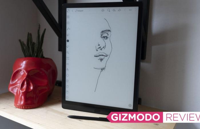 The Onyx Boox Max Lumi is a huge e-ink tablet that...