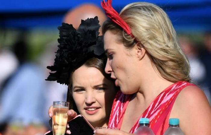 Melbourne Cup 2020: photos of drunks, race goers, fashion, clothes, drinking,...
