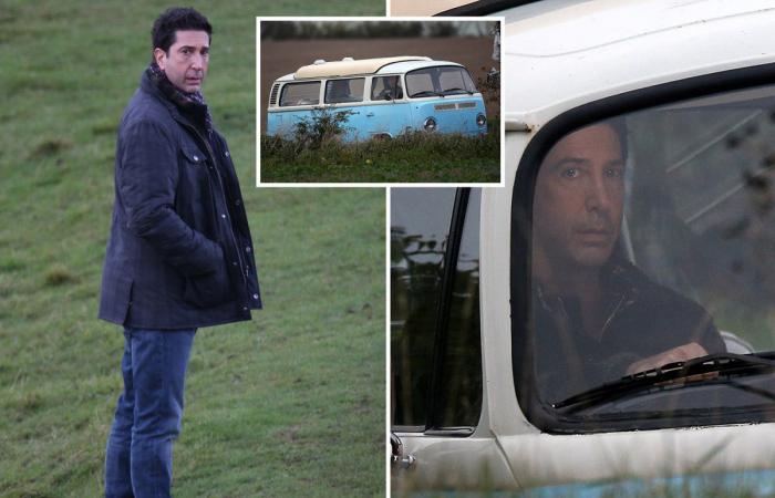 Friends star David Schwimmer spotted TSB filming in Kent