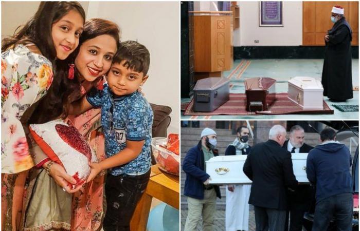Heartbreaking funeral scenes take place for Seema Banu and two children...