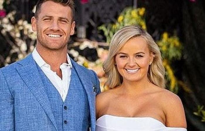 Romantic photos of Bachelorette and Frazer Neate on Instagram