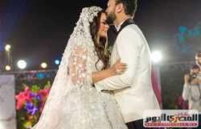 Alaa and Gamal Mubarak attend the wedding of Ahmed Khaled Saleh...