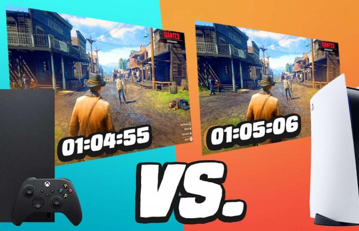 Compare the loading times of PlayStation 5 and Xbox Series X.