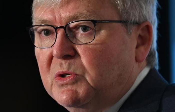 Former Prime Minister Kevin Rudd urges Donald Trump to “put on...