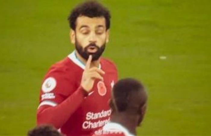 An altercation between Mohamed Salah and Sadio Mane in the Reds...