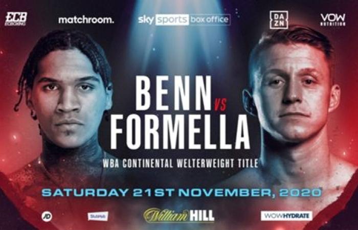 Conor Benn vs. Sebastian Formella: date, fight time, TV channel and...